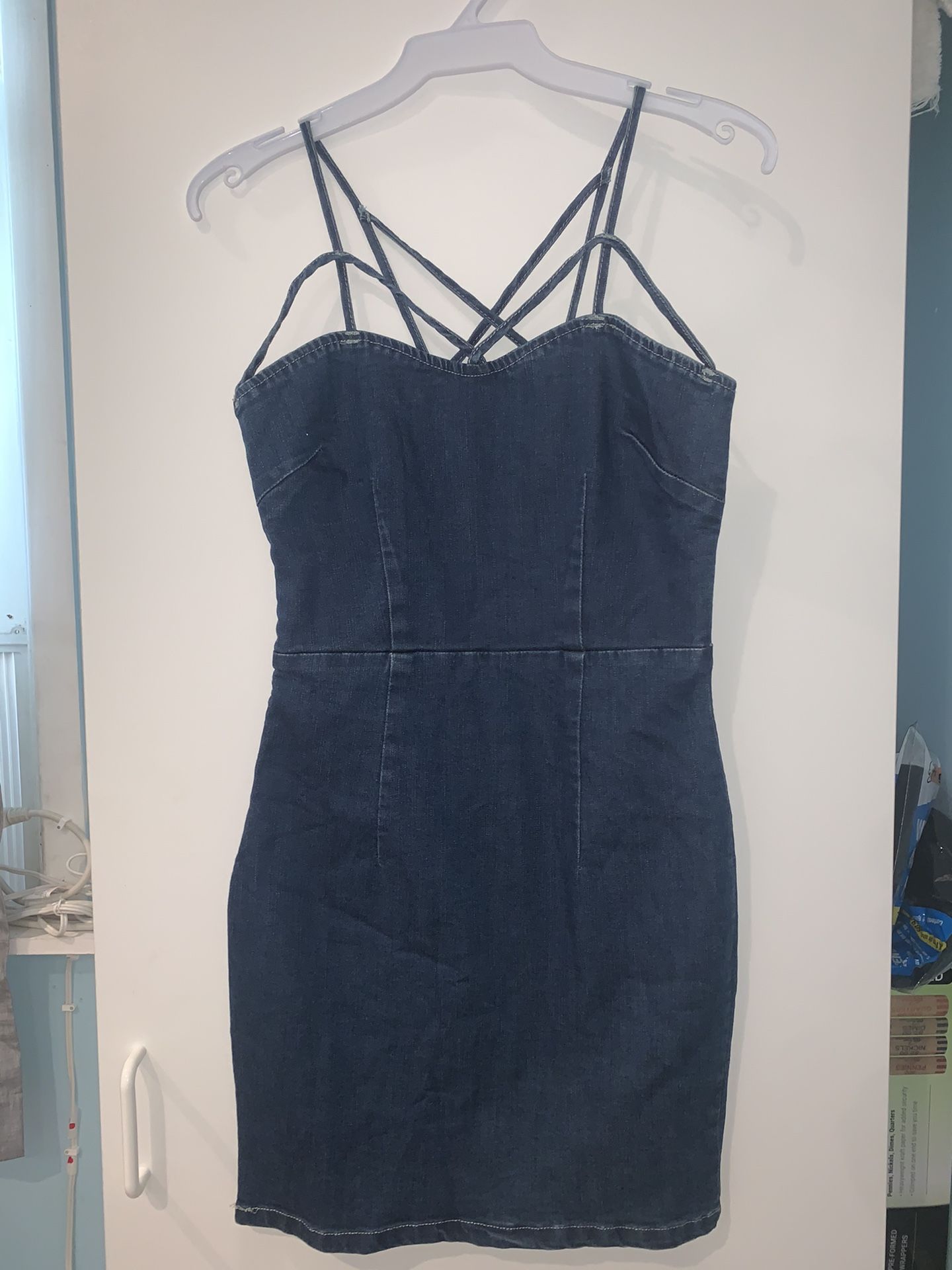 NEW JEAN DRESS Beautiful size small