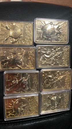 Pokémon Gold  Cards Collection – Set of 8