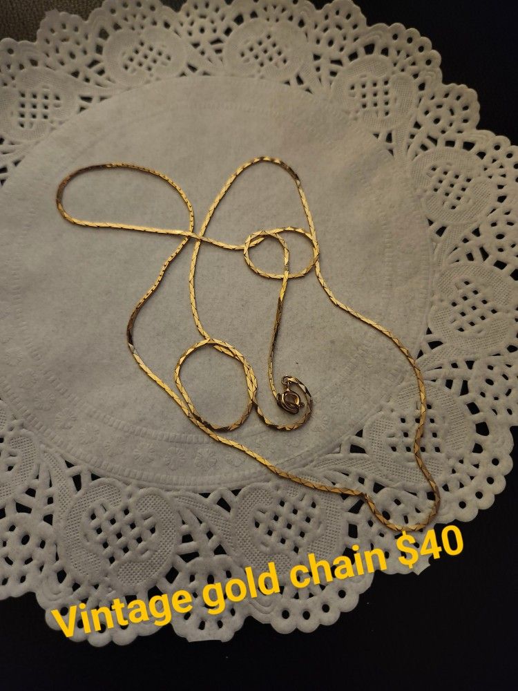 Vintage Gold Chain