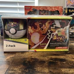 Pokémon poke ball and lunch box tin