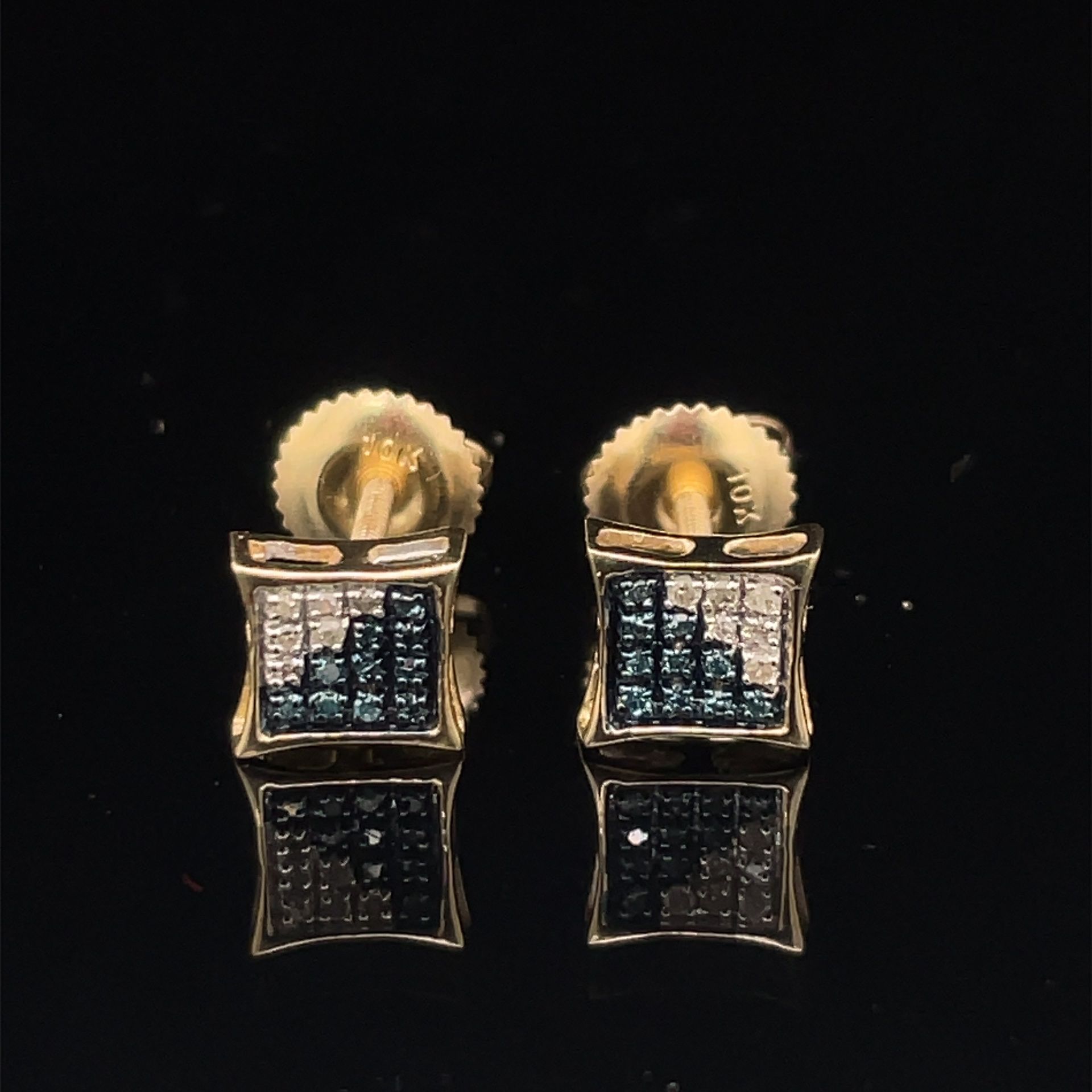 10KT Yellow Gold Diamond Kite Earrings 0.80g 180817/7