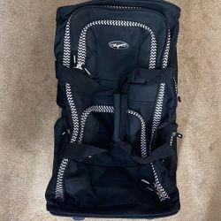 Olympia U.S.A. 22 inch Carry On 8 Pockets Wheeled Rolling Duffel Bag Olympia U.S.A. 22 inch Carry On 8 Pockets Wheeled Rolling Duffel Bag Luggage Ligh