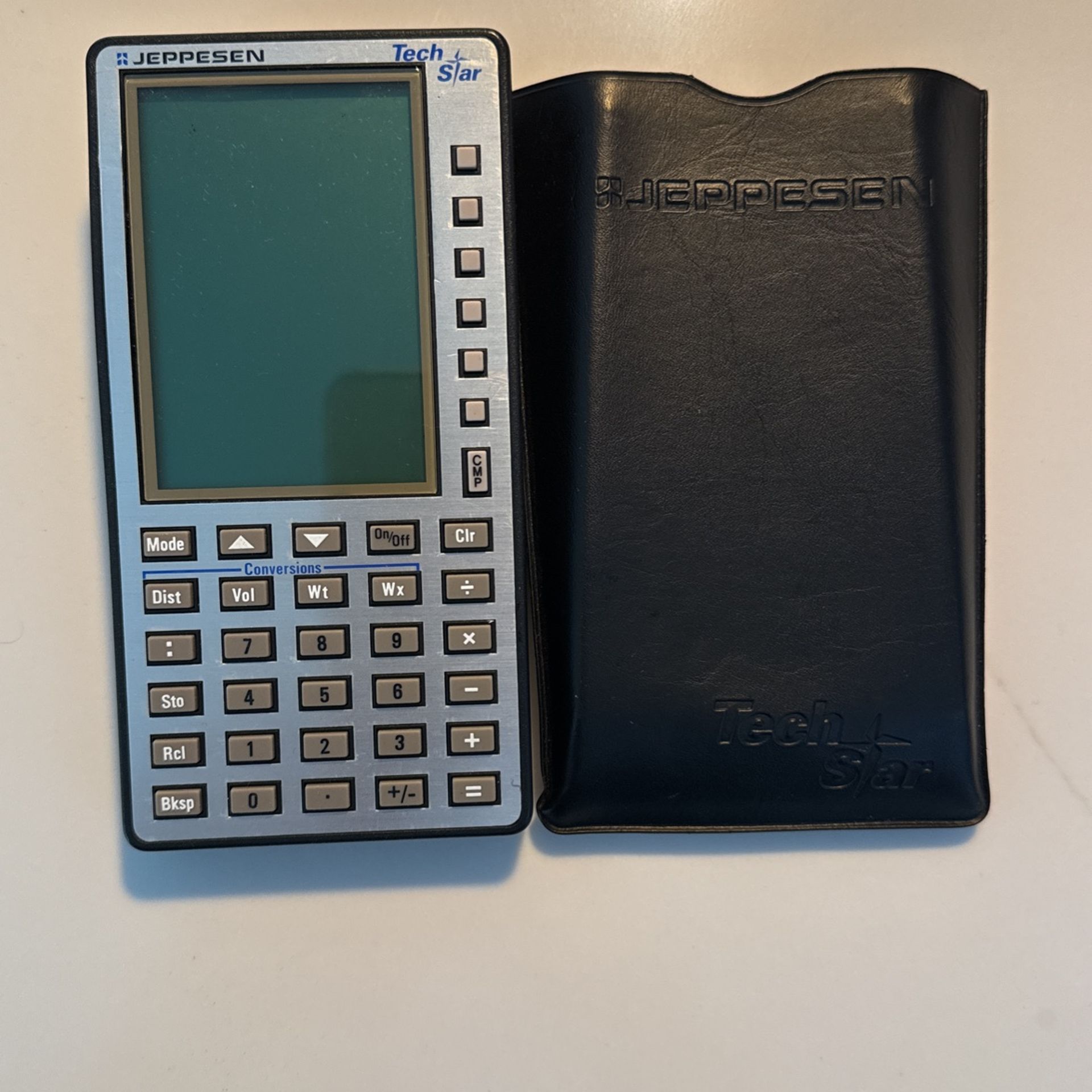 Jeppesen TechStar Electronic Flight Computer J472 Calculator Pilot Aviation