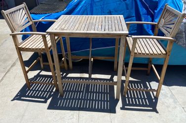 Patio table set
