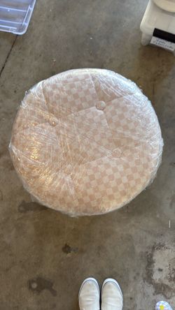 Adorable Pink/White Stool