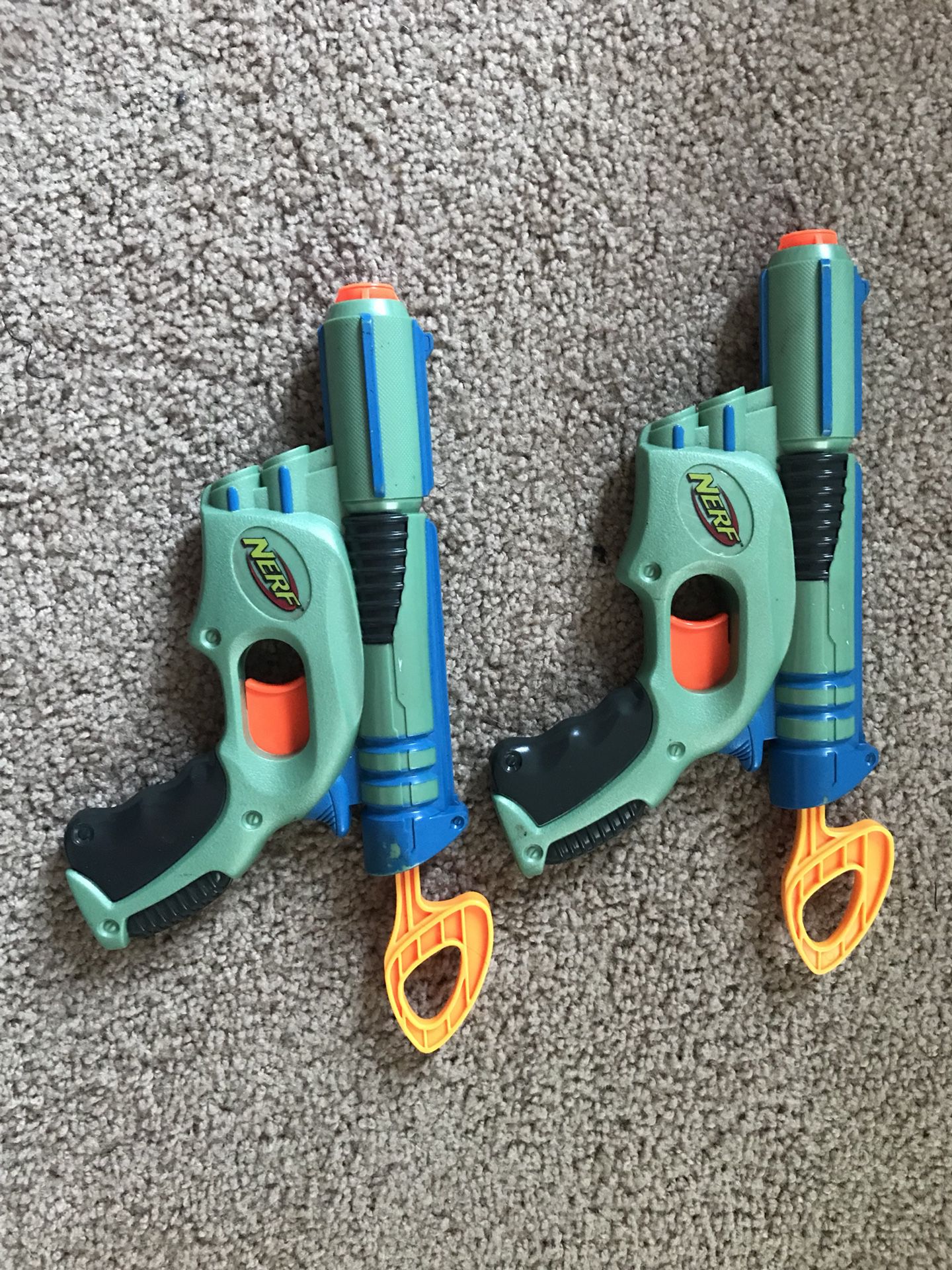 Two Nerf guns