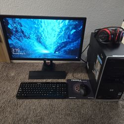 HP Pavillion a6547c / Benq XL2420TE LCD monitor / Logitech K360 keyboard / Vankyo headphones