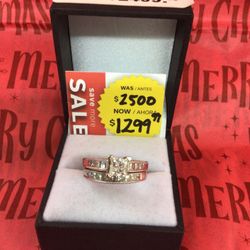 Wedding Set Size 7 1/2