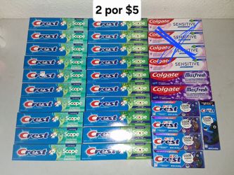 Toothpaste 2 for $5