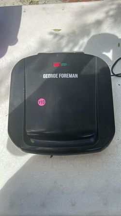 Black George Foreman indoor grill