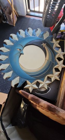 Sun Moon and Stars Decorative Wall Mirror