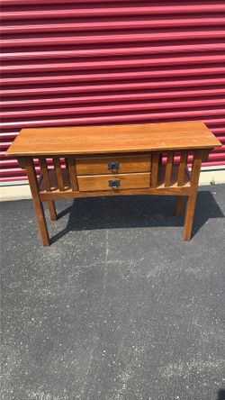 Wooden sofa table