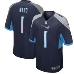 Tennessee Titans Cameron Ward NO.1 Football Jerseys