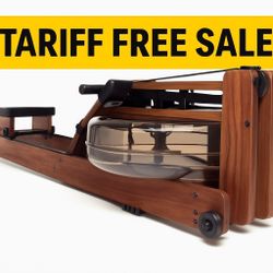 WaterRower Walnut Rowing Machine With S4
