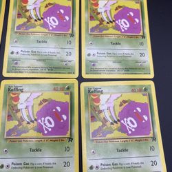 6x - Koffing - 58/82 - Common - Unlimited Edition LP Pokemon Team Rocket