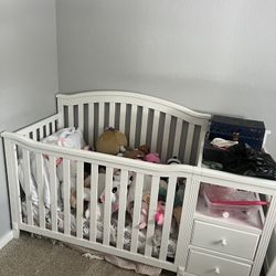 Brand New Baby Crib/ Changing Table 