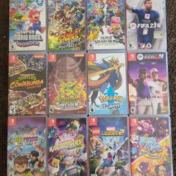 Nintendo Switch 1 Lot Of Games