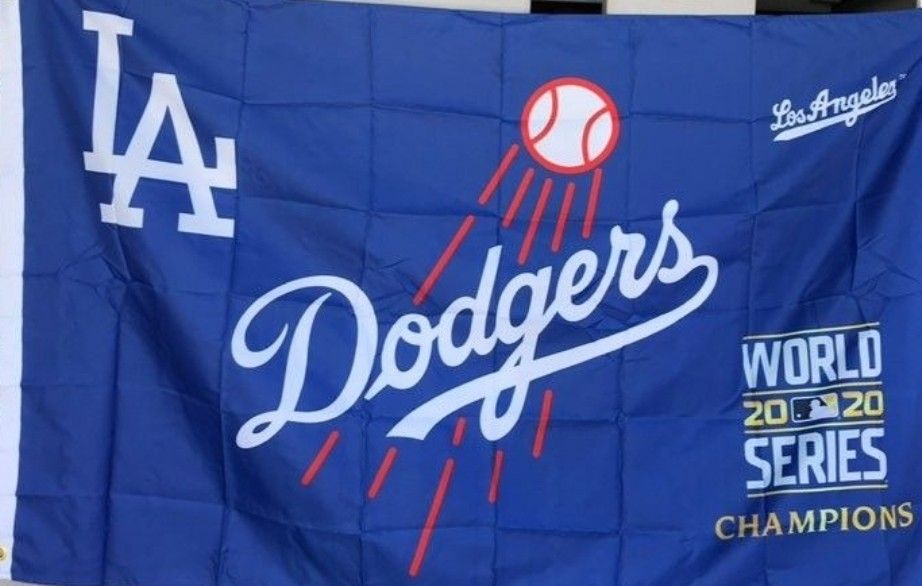Dodgers Flag 5ftx3ft $25 Firm On Price