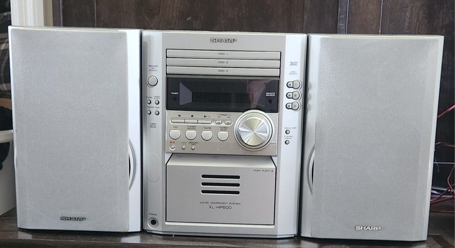 Sharp Stereo System CD and Cassette Player