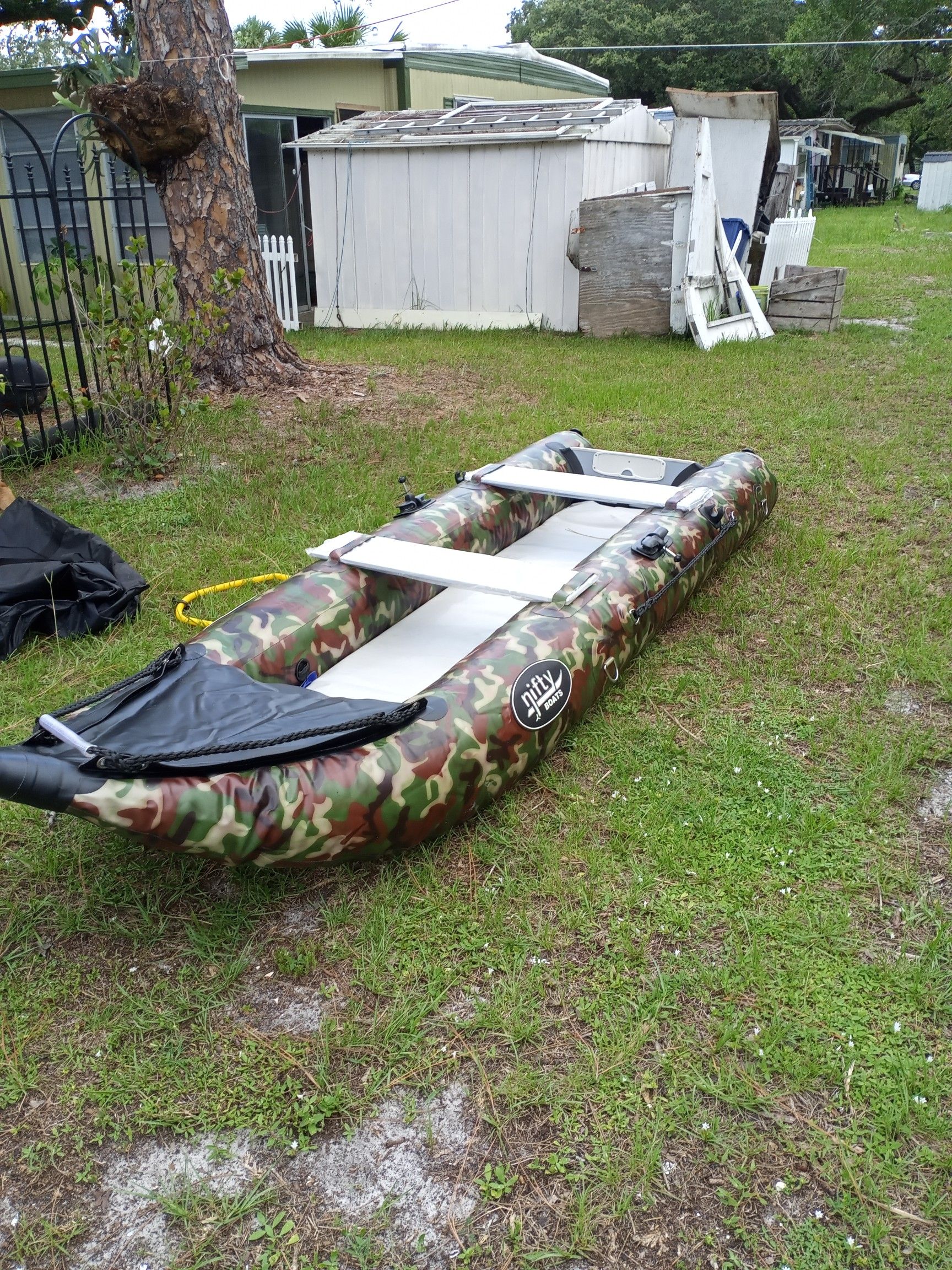 Nifty 12 foot inflatable dinghy