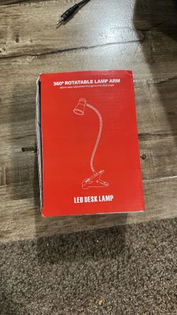 Clip on desk lamp