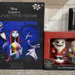 Disney Nightmare Before Christmas Puzzle And Decor 