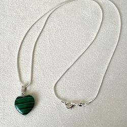 Sterling Silver Heart Necklace