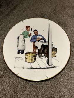 Rare Find: Norman Rockwell plates from the “A Helping Hand Four Seasons” Series 1979 limited edition!