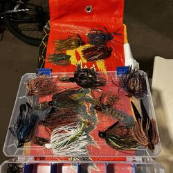 Tungsten bass fishing jigs