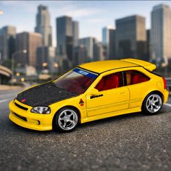 Custom Hot Wheels Honda Civic EK Spoon Build – Wheel Swap