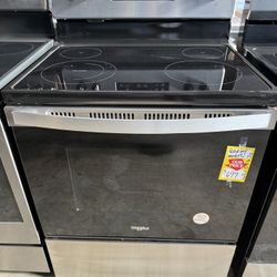 Whirlpool 30” Stainless Steel Freestanding Electric Range