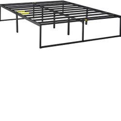 ZINUS Lorelai 14 Inch Metal Platform Bed Frame / Mattress Foundation with Steel Slat Support / No Box Spring Needed / Easy Assembly, Queen
