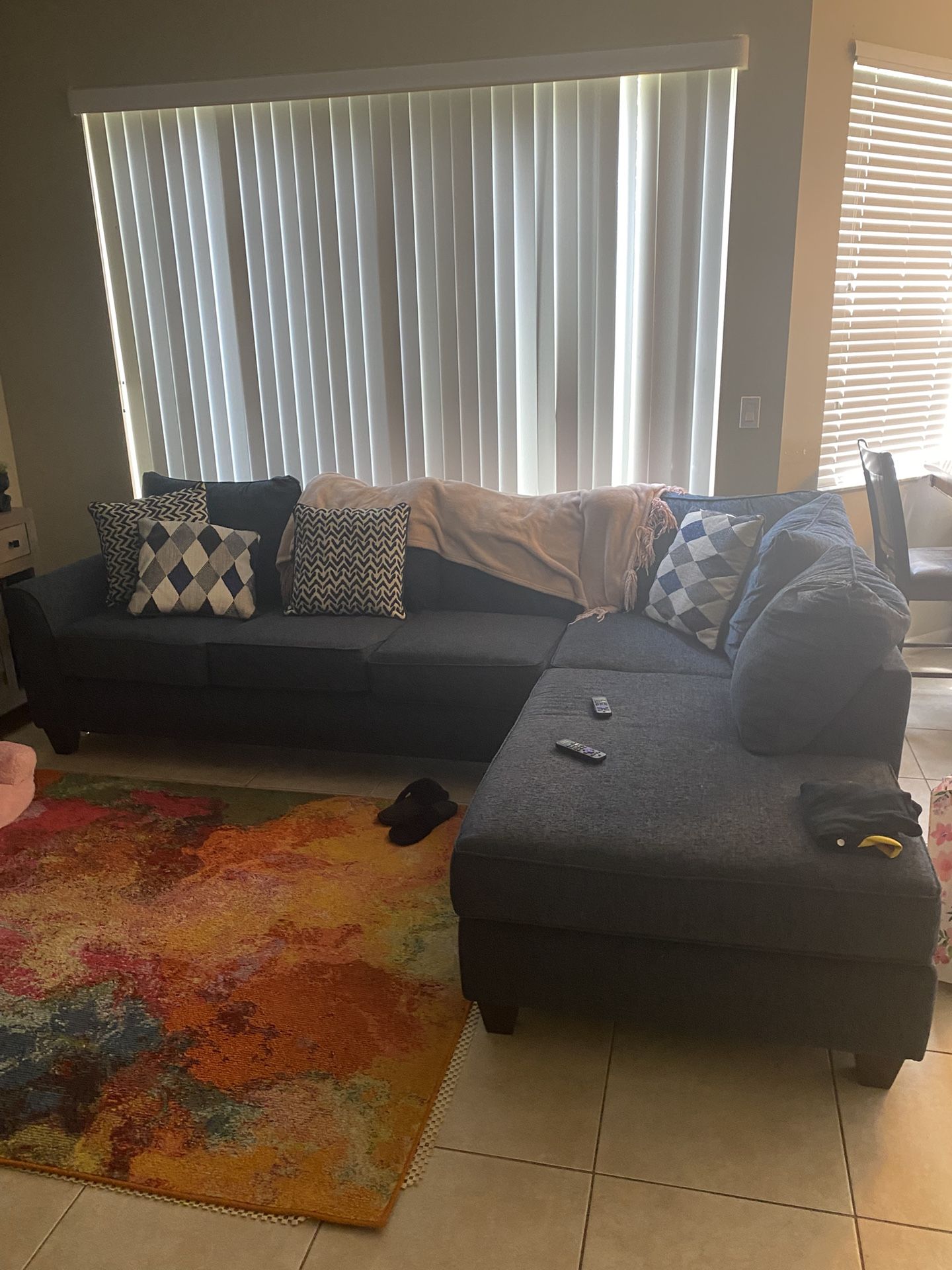 L shaped couch