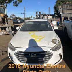 2018 Hyundai Elantra Parts Only