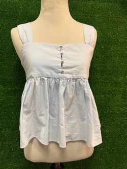 Zara Trafaluc light blue camisole size small