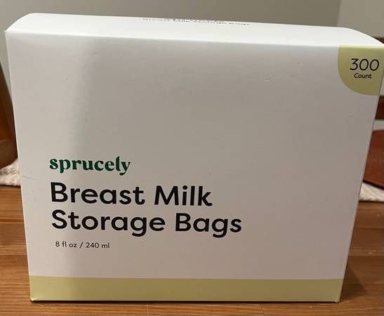 Breastmilk storage bags