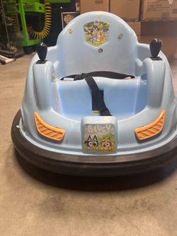 Bluey bumper car