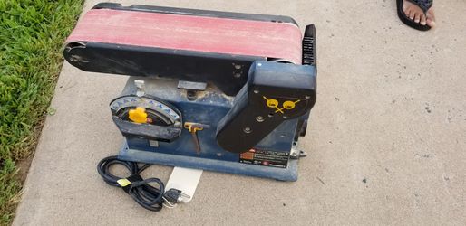 RYOBI 4/6 INCH COMBINATION BELT AND DISK SANDER LIKE NEW