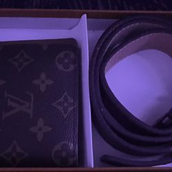 Louis Vuitton Belt And Wallet