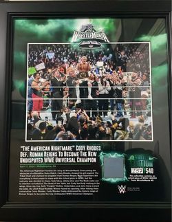 WWE LIMITED EDITION FRAMES