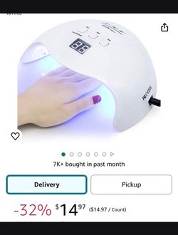 SUN UV/LED Nail Gel Lamp White