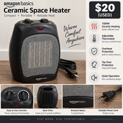 Amazon Basics Ceramic Space Heater