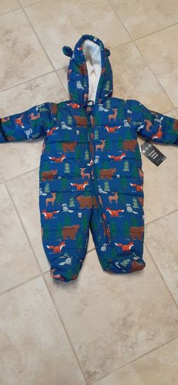 New Infant Hooded Snowsuit