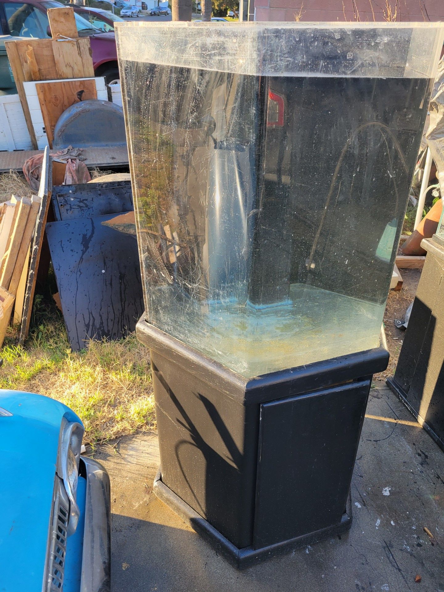 55 Gallon Hexagon Fish Tank