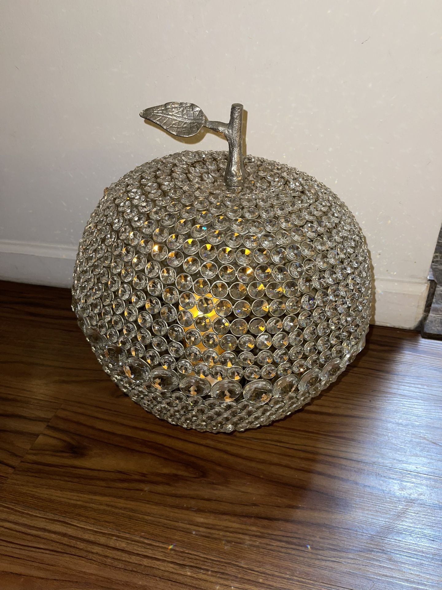 Big Candle Holder Apple 14”D X 16”H In Good Condition $30 Firm On Price