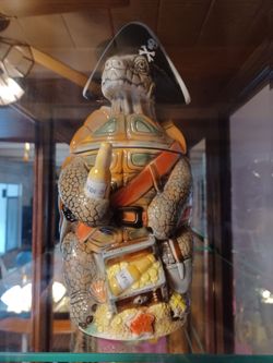 Rare 1998 Corona Sea Turtle Pirate Character Stein