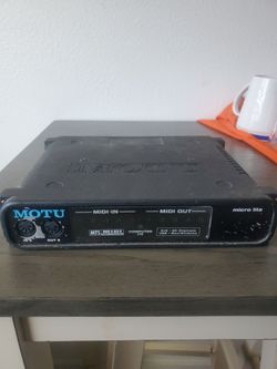 Motu Micro Lite Midi Interface
