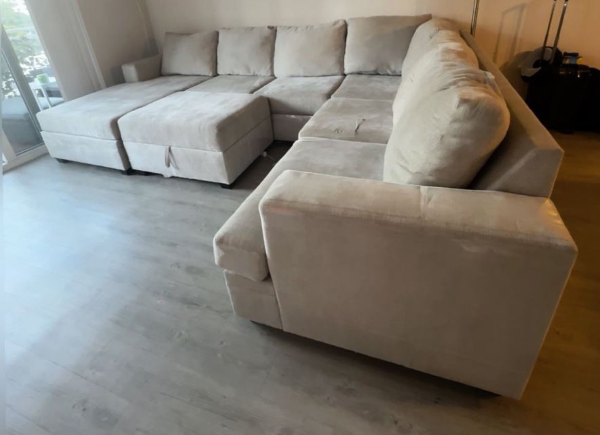 Extra Large Sectional Couch Sofa 