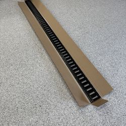 DC Cargo Mall E Track Tie Down Rail Kit 8' (2 Pack) for Garages, Vans, Trailers, Motorcycle Tie Downs, ATV Mountings - Powder-Coat Black - Secure Carg