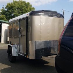2024 Interstate LoadRunner 5' x 8' Enclosed Cargo Trailer w/ LED lighting